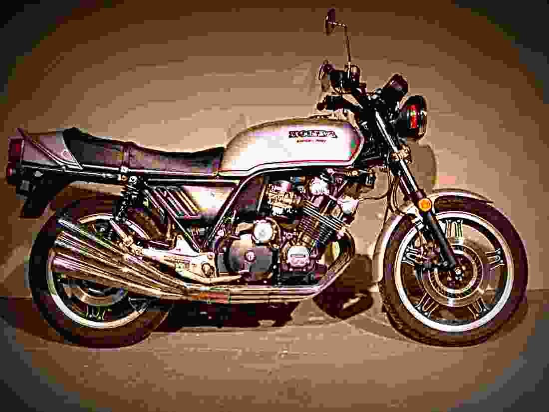 Honda CBX 1981 5 motorbike A4 Photo Print