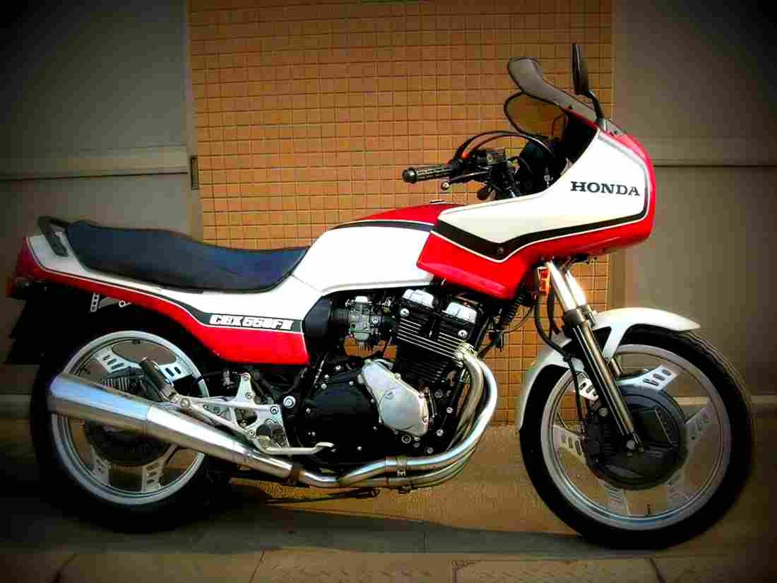 Honda CBX 550 F 1985 2 motorbike A4 Photo Print