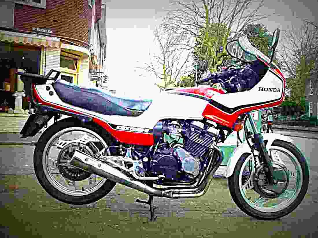 Honda CBX 550 F 2 (reduced effect) 1984 3 motorbike A4 Photo Print