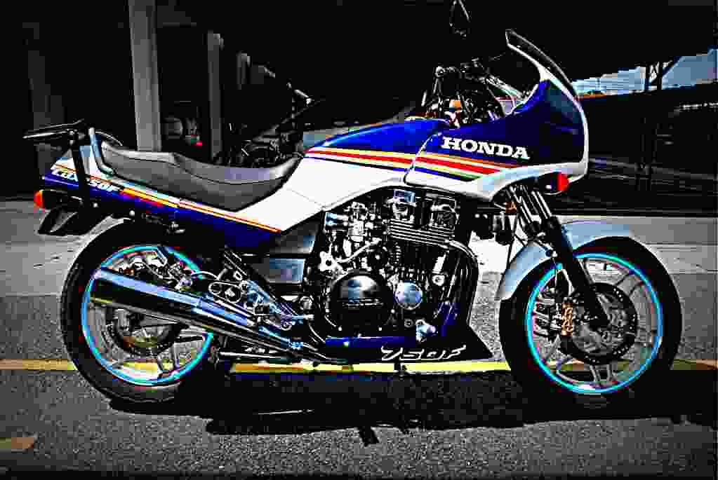 Honda CBX 750 F 1987 5 motorbike A4 Photo Print