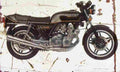Honda CBX1000 1980 Aged Vintage A4 Photo Print