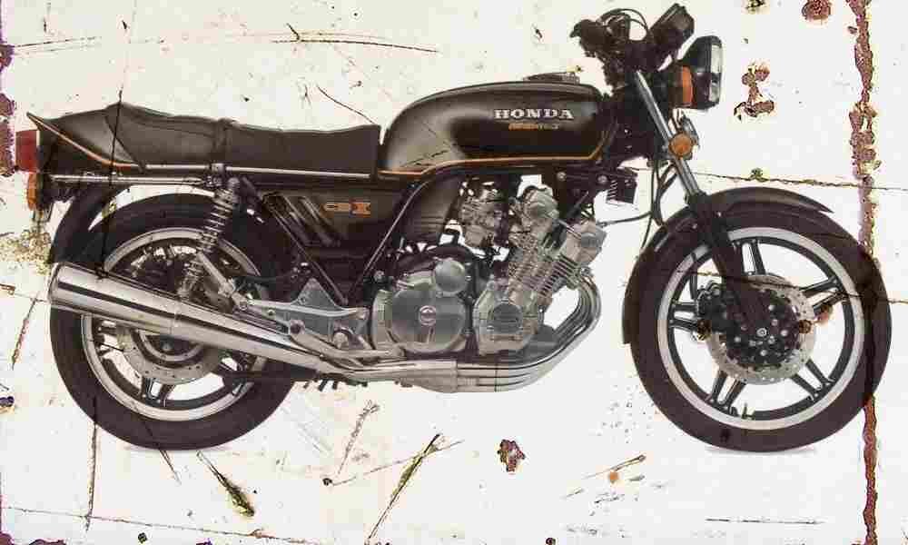 Honda CBX1000 1980 Aged Vintage A4 Photo Print