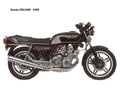Honda CBX1000 1980 motorbike A4 Photo Print