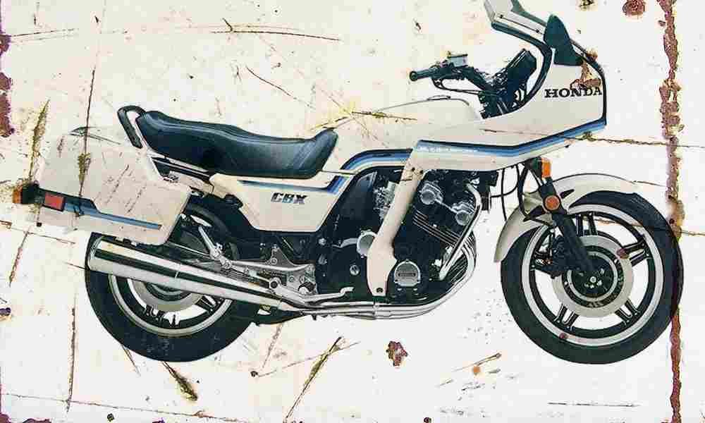 Honda CBX1000F 1982 Aged Vintage A4 Photo Print