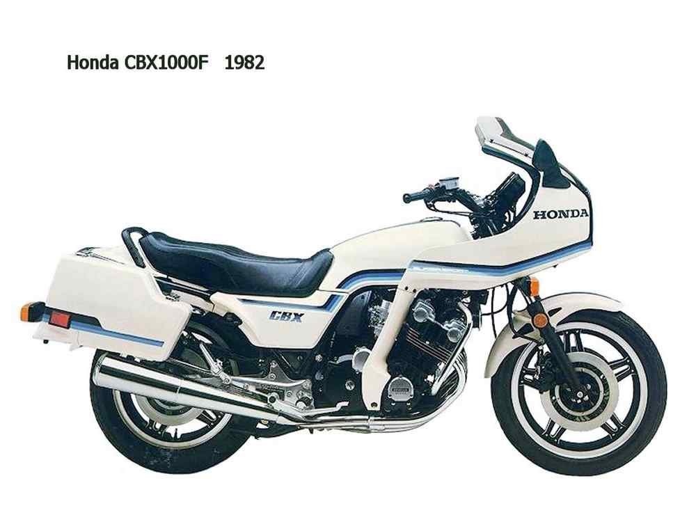 Honda CBX1000F 1982 motorbike A4 Photo Print