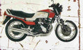 Honda CBX550F 1982 Aged Vintage A4 Photo Print