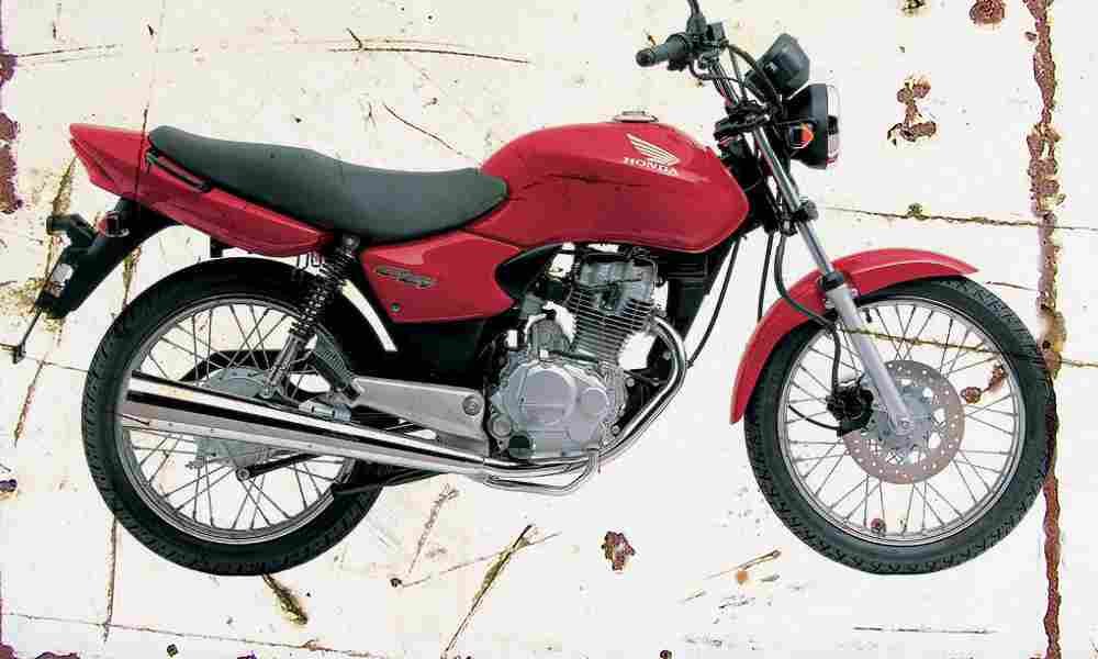 Honda CG125 2004 Aged Vintage A4 Photo Print