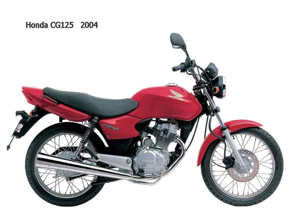 Honda CG125 2004 motorbike A4 Photo Print