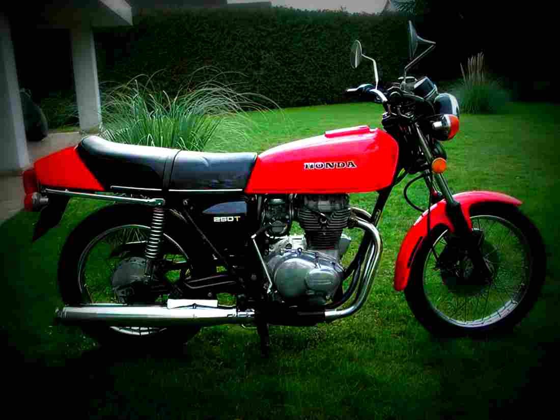 Honda CJ 360 T 1978 2 motorbike A4 Photo Print