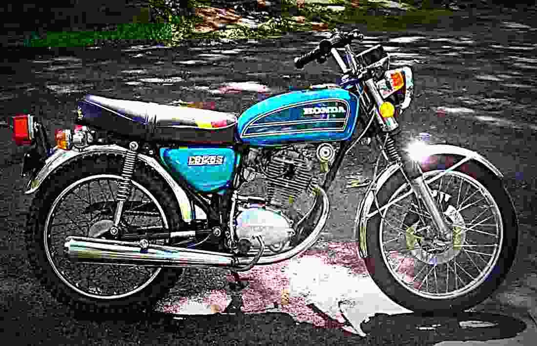 Honda CL 250 S 1983 2 motorbike A4 Photo Print