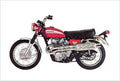 Honda CL450 1970 2021 A4 Photo Print