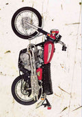 Honda CL450 1970 2021 aged A4 Photo Print
