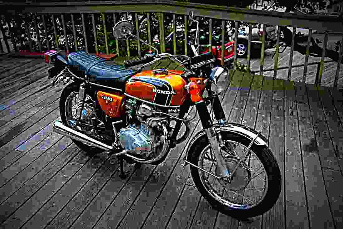 Honda CM 125 C 1985 4 motorbike A4 Photo Print