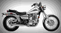 Honda CM 125 C 1986 3 motorbike A4 Photo Print