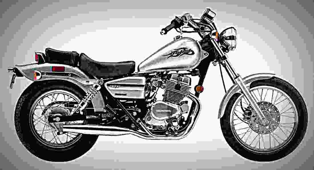 Honda CM 125 C 1986 3 motorbike A4 Photo Print