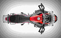 Honda CM 200 T (reduced effect) 1984 1 motorbike A4 Photo Print