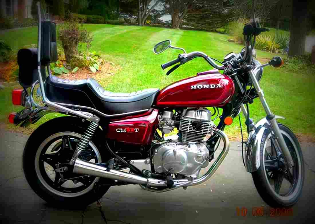 Honda CM 400 T 1981 4 motorbike A4 Photo Print