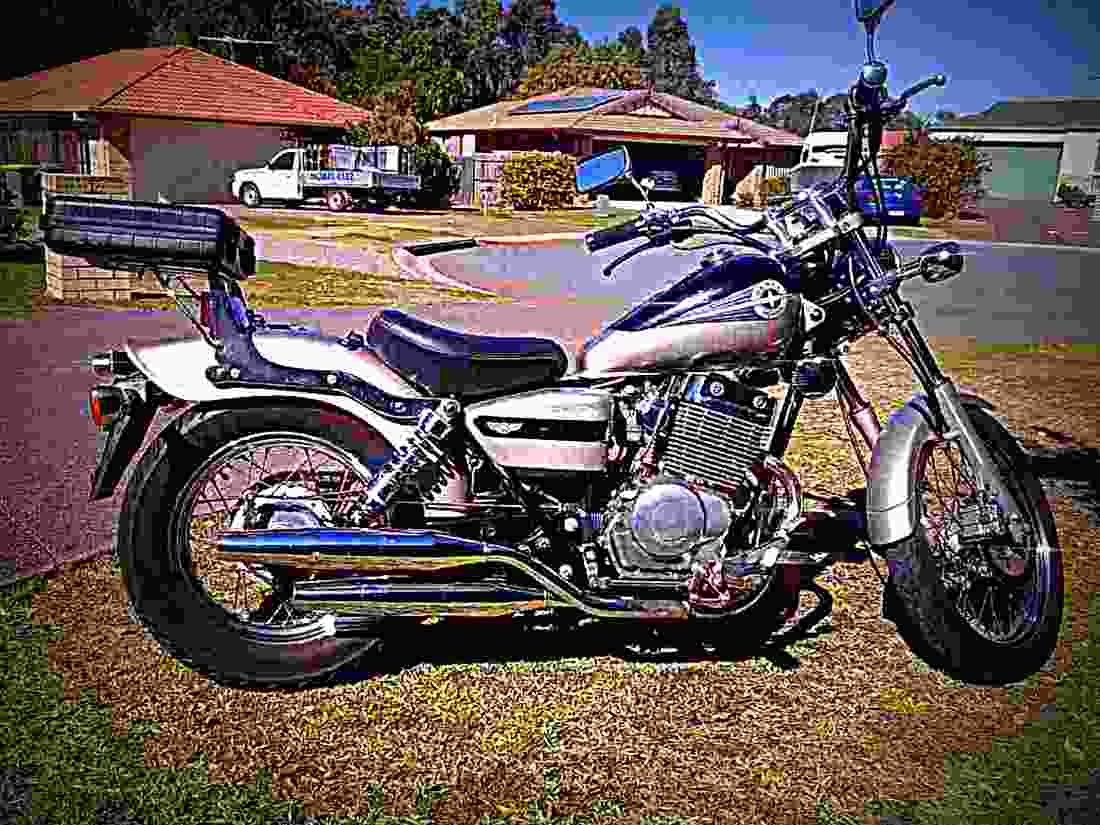 Honda CMX 250 Rebel 1997 5 motorbike A4 Photo Print