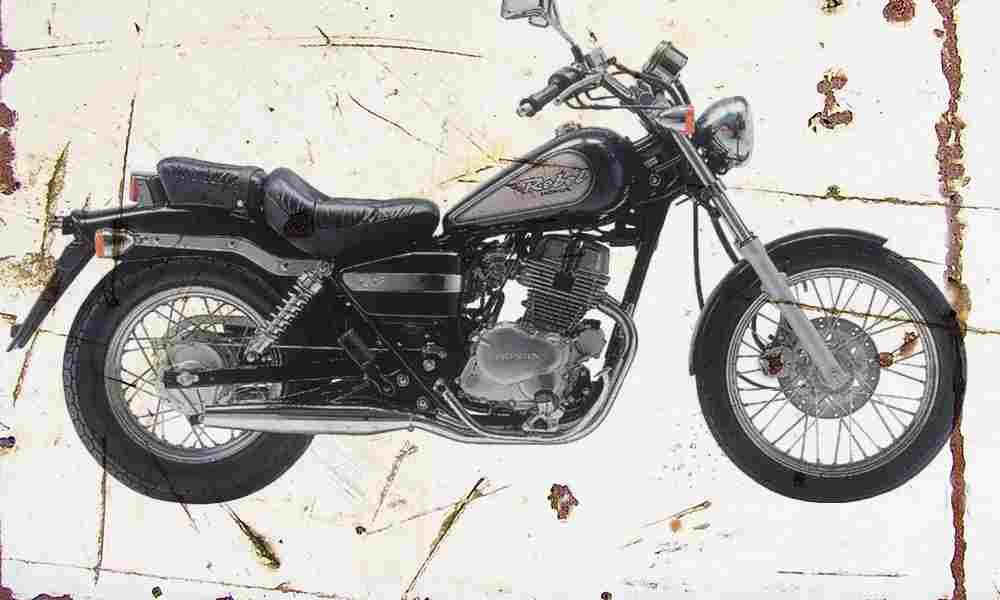 Honda CMX250 Rebel 1998 Aged Vintage A4 Photo Print