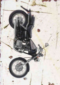 Honda CMX250 Rebel 1998 aged A4 Photo Print