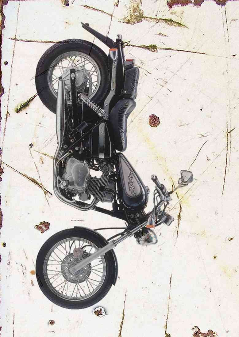 Honda CMX250 Rebel 1998 aged A4 Photo Print