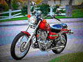 Honda CMX250C Rebel 2009 1 motorbike A4 Photo Print