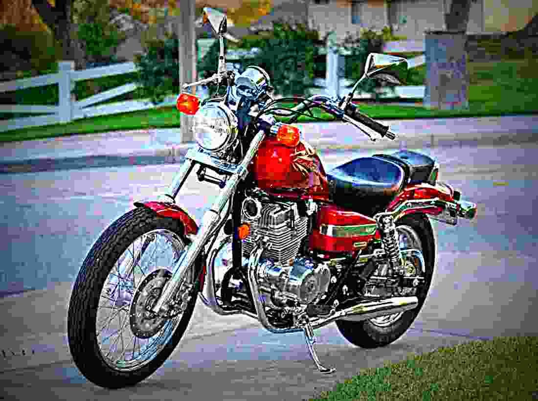 Honda CMX250C Rebel 2009 1 motorbike A4 Photo Print