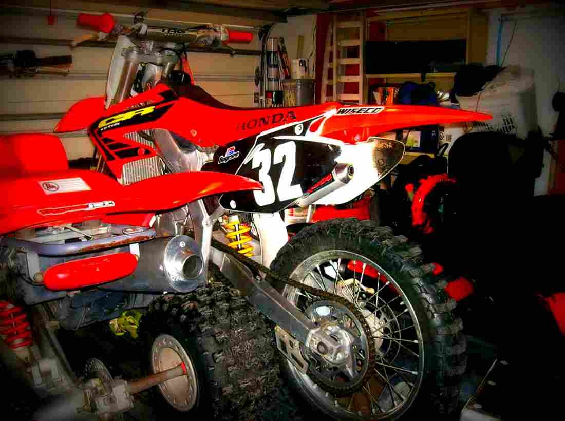Honda CR 125 R 2002 1 motorbike A4 Photo Print