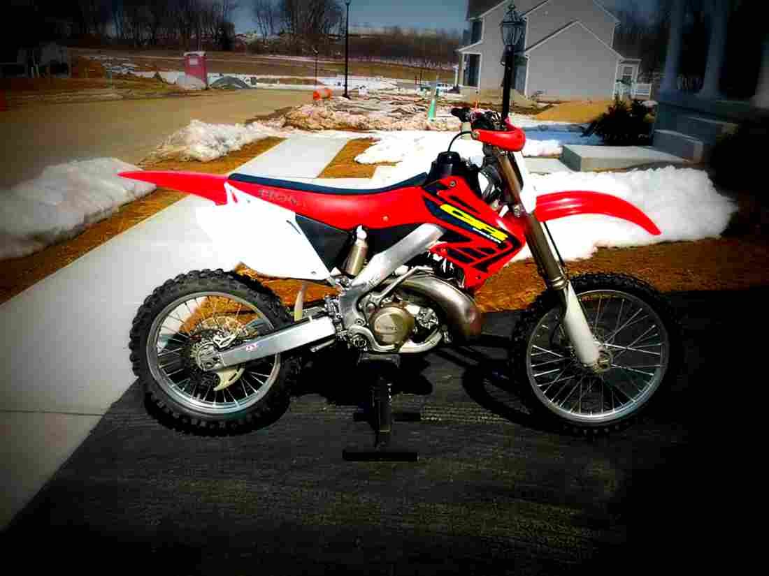Honda CR 250 R 2002 4 motorbike A4 Photo Print