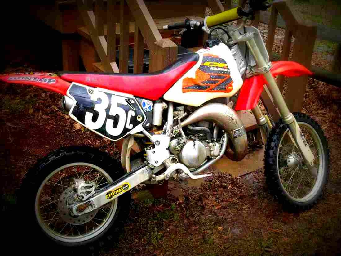 Honda CR 80 R 2002 4 motorbike A4 Photo Print
