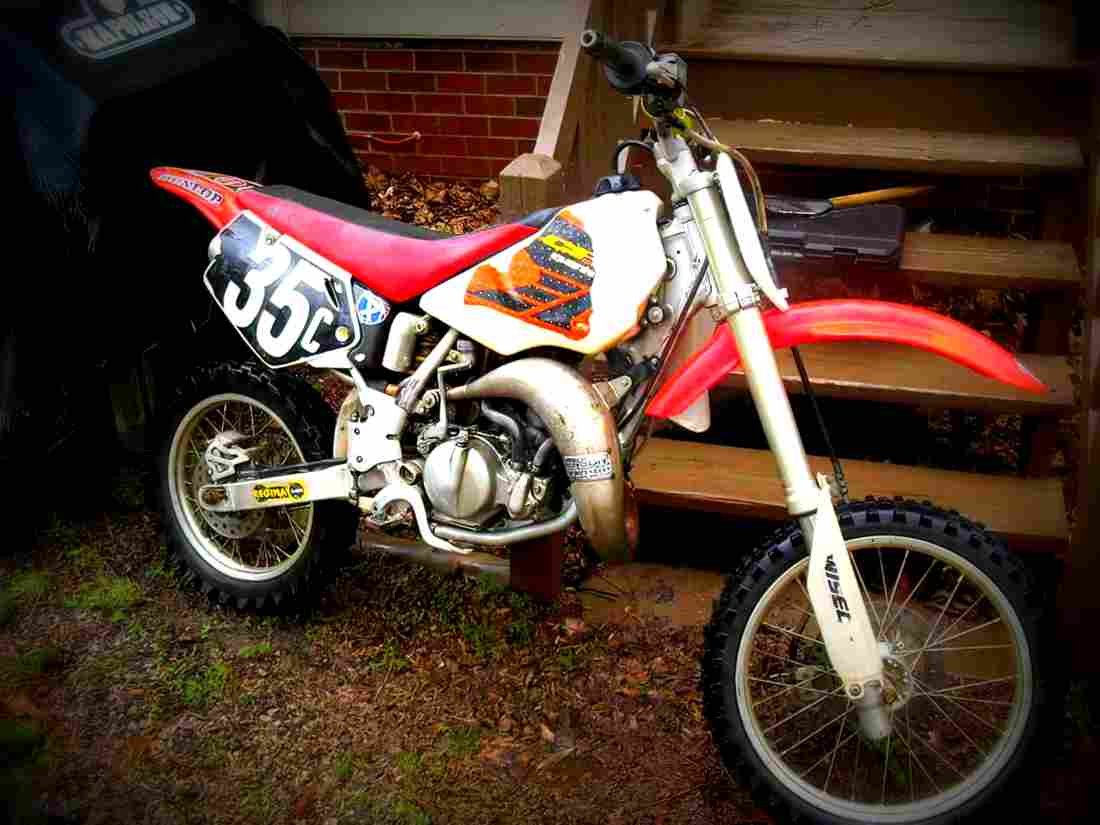 Honda CR 80 R 2002 6 motorbike A4 Photo Print