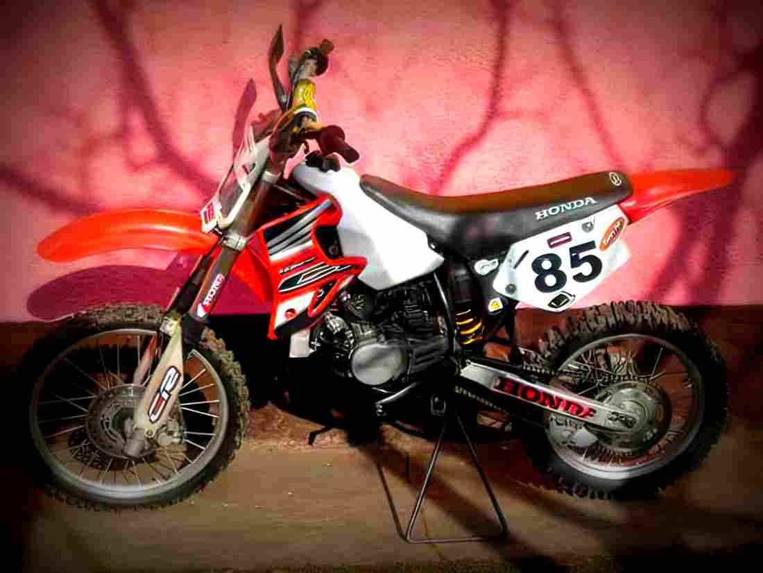 Honda CR 80 R 2003 3 motorbike A4 Photo Print