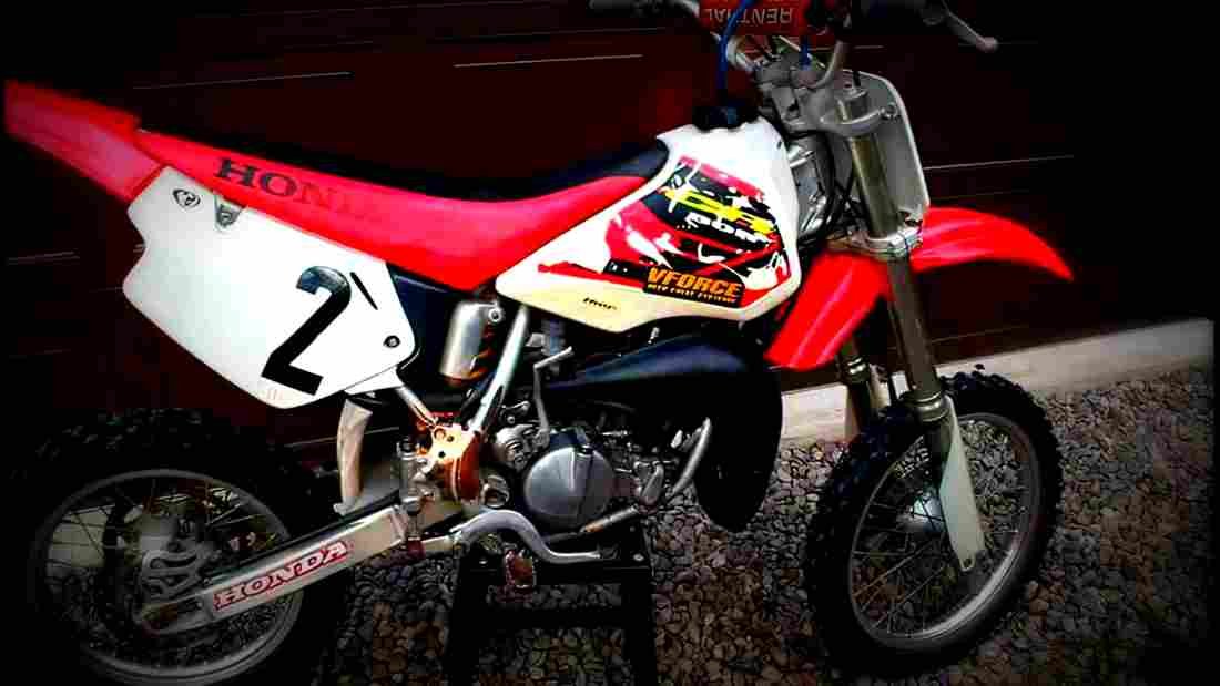 Honda CR 80 RB Expert 2002 3 motorbike A4 Photo Print