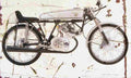 Honda CR110 1962 Aged Vintage A4 Photo Print