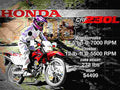Honda CRF 230L CRF230L 5 motorbike A4 Photo Print