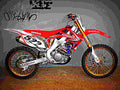 Honda CRF 250F CRF250F 2 motorbike A4 Photo Print