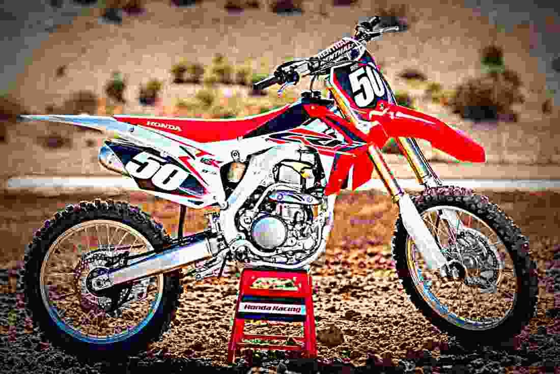 Honda CRF 250F CRF250F 5 motorbike A4 Photo Print