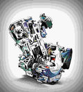 Honda CRF 250R CRF250R 6 motorbike A4 Photo Print