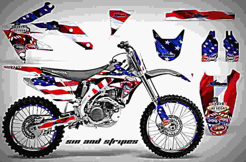 Honda CRF 450R 2002 4 motorbike A4 Photo Print