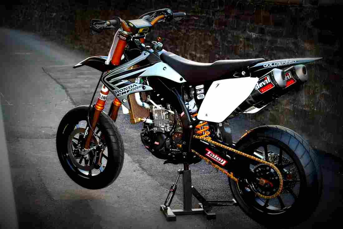 Honda CRF 450R 2002 5 motorbike A4 Photo Print