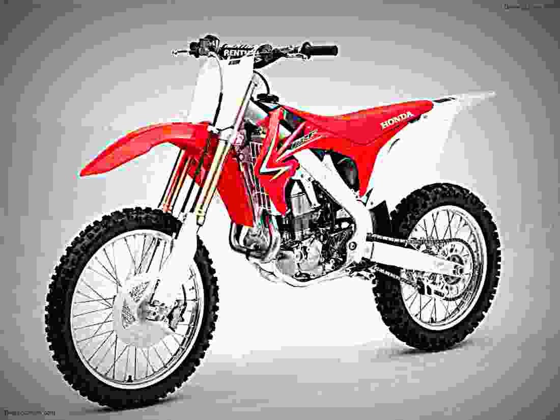 Honda CRF 450R 2009 1 motorbike A4 Photo Print