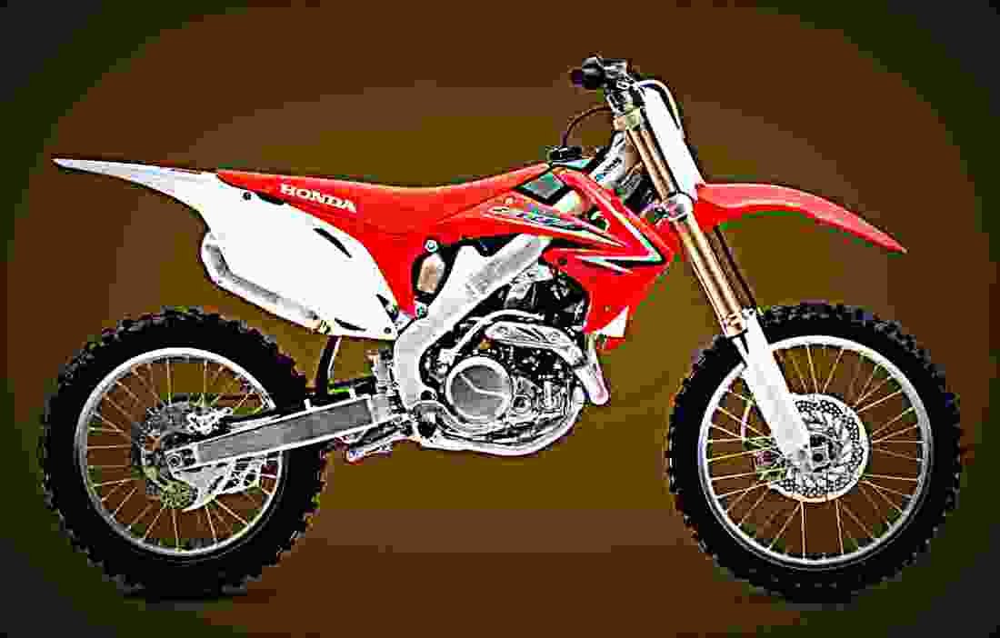 Honda CRF 450R 2009 2 motorbike A4 Photo Print