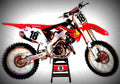 Honda CRF 450R 2009 4 motorbike A4 Photo Print