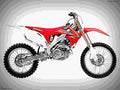 Honda CRF 450R 2009 6 motorbike A4 Photo Print