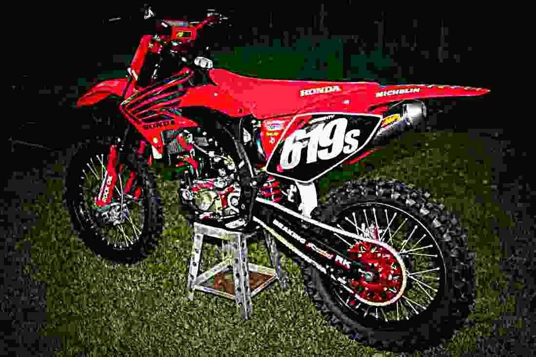 Honda CRF 450X CRF 450X 4 motorbike A4 Photo Print