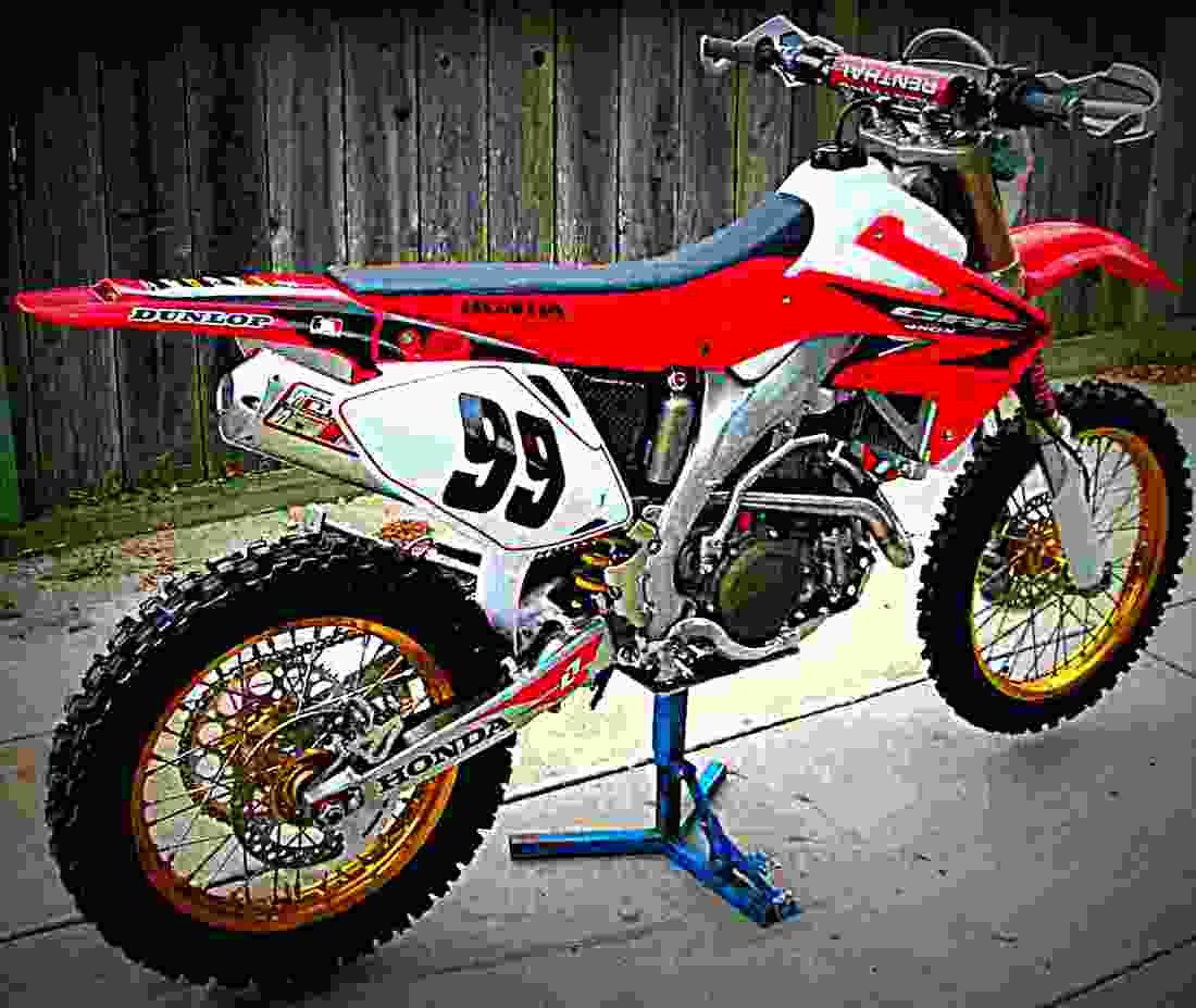 Honda CRF 450X CRF 450X 6 motorbike A4 Photo Print