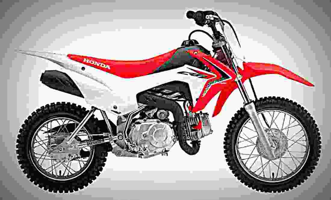 Honda CRF110F 2017 4 motorbike A4 Photo Print