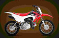 Honda CRF110F 2018 1 motorbike A4 Photo Print