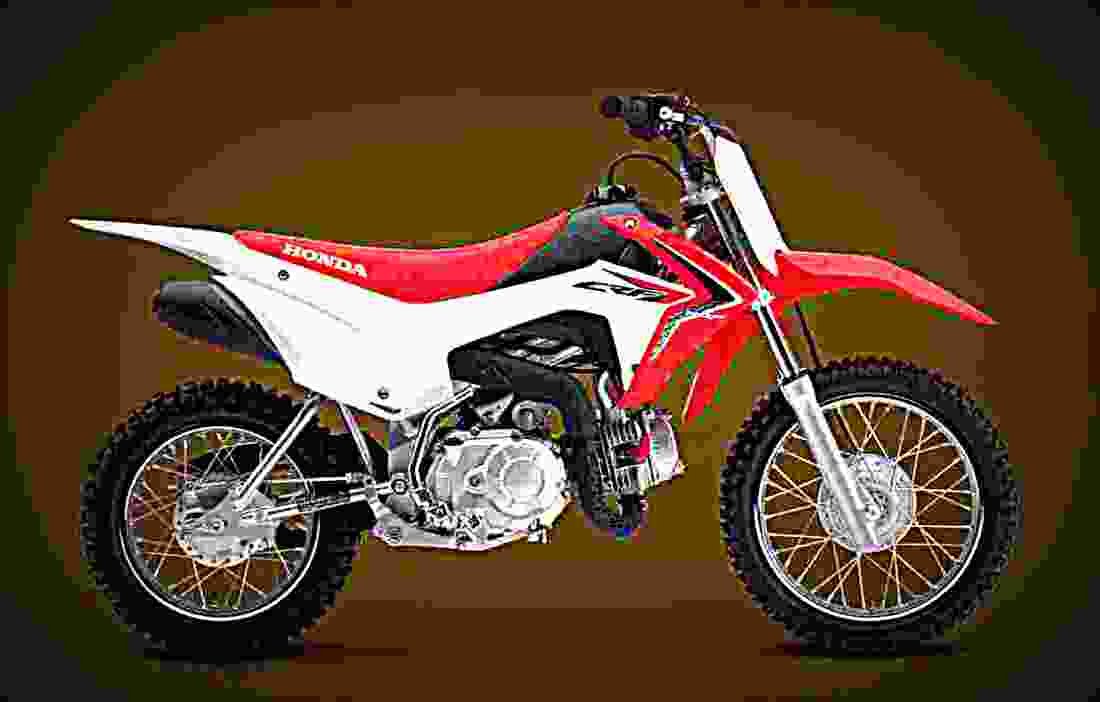 Honda CRF110F 2018 1 motorbike A4 Photo Print
