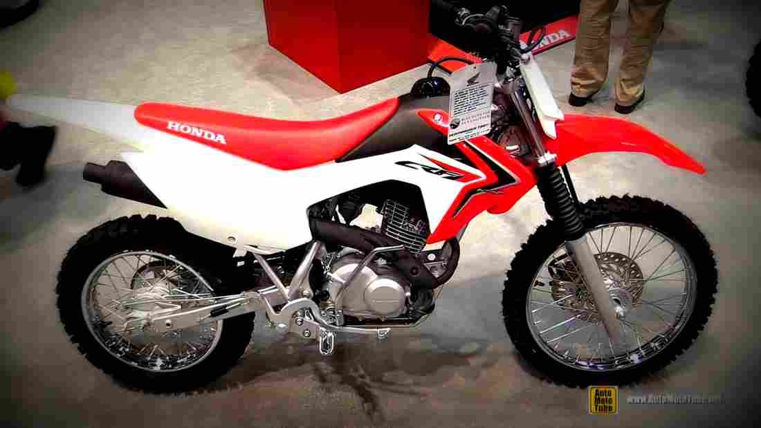 Honda CRF125F 2017 4 motorbike A4 Photo Print